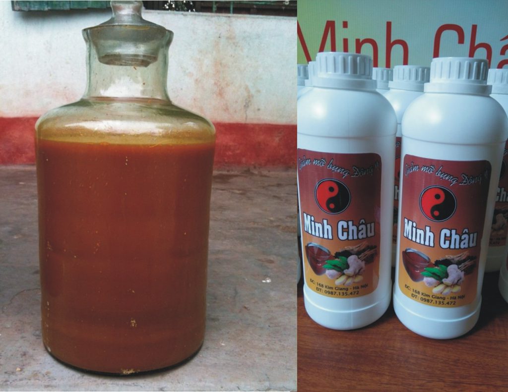 Rượu gừng nghệ hạ thổ sau sinh